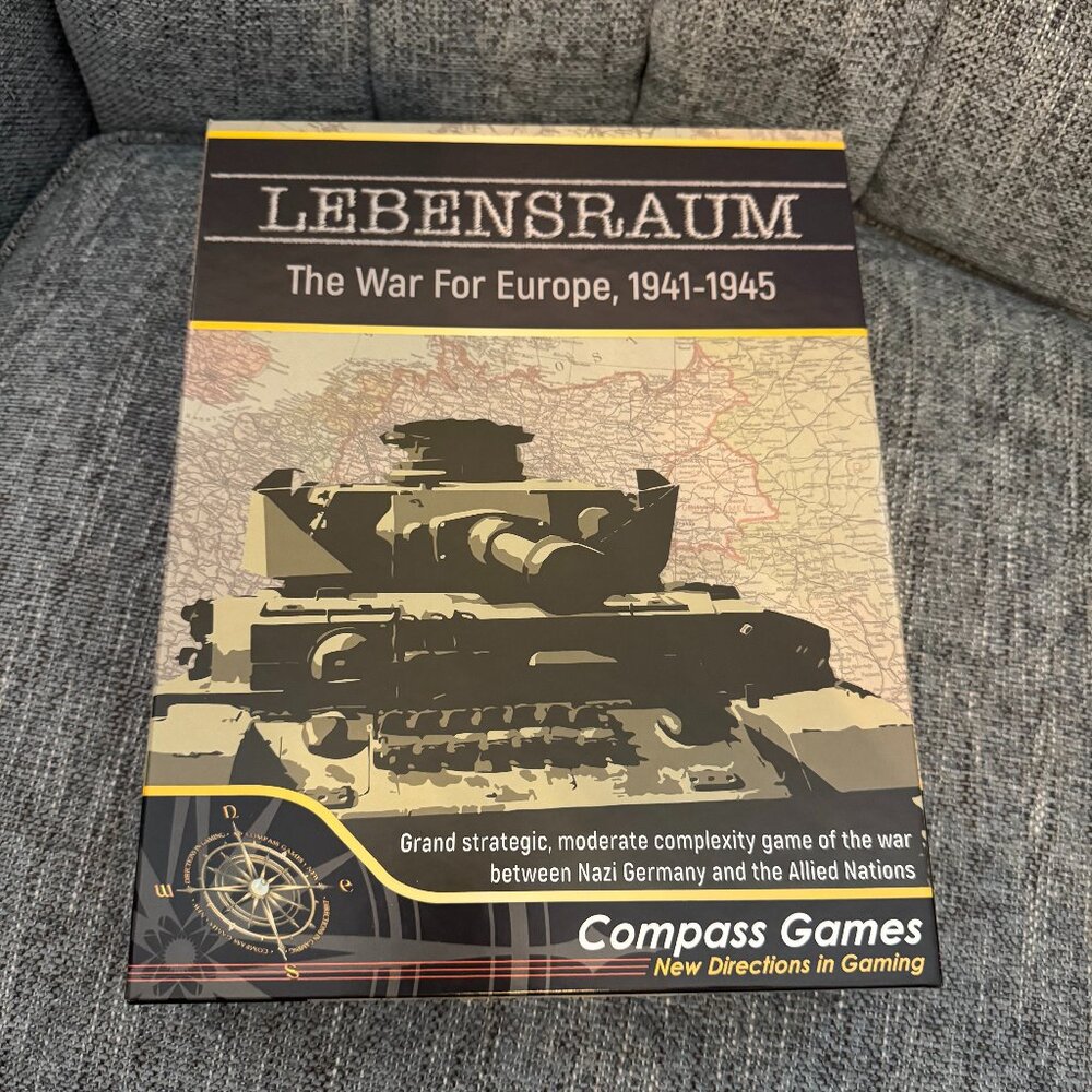 Lebensraum: The War For Europe, 1941-1945 (open, unpunched) Compass Games 1046